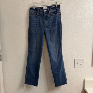 Frame Le Sylvie Slender Straight Jeans Size 26